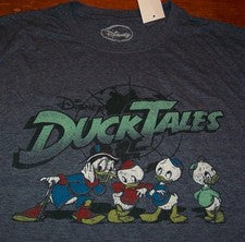 Camiseta ESTILO VINTAGE WALT DISNEY DUCK TALES PARA HOMBRES PEQUEÑA NUEVA SOBRINOS