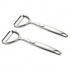 Pelador Giratorio Acero Inoxidable para Hogar Cocina Uso Ligero 14,8 cm x 6,1 cm