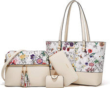 Mujeres Moda Bolsos de Mano Cartera Bolso de Hombro Bolso de Hombro Asa Superior Cartera Monedero Conjunto