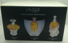Perfume Les flacons miniaturesby LALIQUE 4,5 ml / 0,15 oz X3 splash