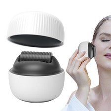 Dispositivo de belleza facial con rodillo de microagujas de 1200 pines herramienta para el cuidado del cabello y la piel