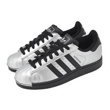 Adidas Originales Superstar II 2 W Plateado Metálico Negro Mujer Zapato Informal IH1599