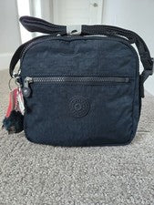 Bandolera Kipling Keefe para mujer, pequeña (tonal azul verdadero)
