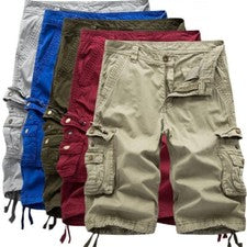 Pantalones cortos cargo hasta la rodilla militares camuflaje trabajo sarga combate Reino Unido para hombre
