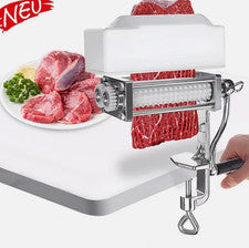 Picadora de carne manual acero inoxidable picadora de carne cocina filete picadora de carne