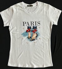Moda Mujer Camiseta Muestra Tu Curación en París Todas las Tallas 4 Colores Diferentes