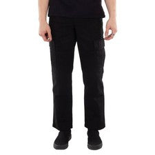 Pantalones de algodón de pierna recta Lacoste, talla 38
