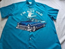 Camisa Vacation Is a State Of Mind Para Hombre Estilo Hawaiano Estados Unidos 2xl Azul Vacaciones