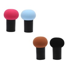 Cosmético de belleza soplo en polvo de maquillaje con forma de hongo 4 un.
