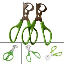 Juego de 2 tijeras de codorniz de acero inoxidable fácil de usar cortador de cáscara de huevo
