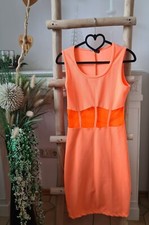 Vestido de verano neón (I-903-13) Ital. Modo