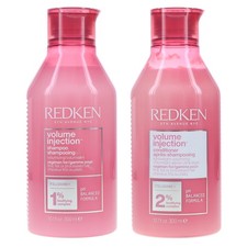Champú inyectable Redken Volume 10,1 oz y acondicionador paquete combinado de 10,1 oz