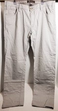Nuevos Pantalones de Algodón Gris Heritage 34 Para Hombre Estilo Coraje Talla 40/34 Hechos en Turquía