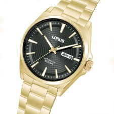 Lorus by Seiko RL416CX9 reloj para hombres reloj automático reloj de pulsera acero inoxidable negro-oro