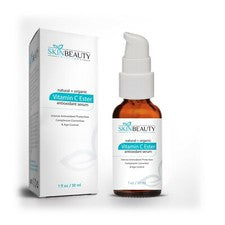 Suero facial de éster de vitamina C fórmula para el cuidado de la piel con brillo radiante de 1 oz