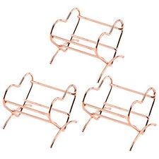 Esponja de maquillaje 3 piezas soporte esponjas en forma de corazón soporte para huevos de belleza