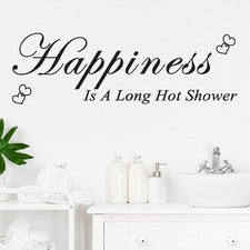 Nueva pegatina de pared calcomanía de vinilo para cotizar 25*75 cm baño hágalo usted mismo decoración del hogar