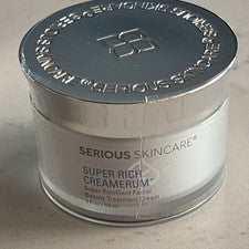 Crema facial Serious Skin Care súper rica crema tratamiento 2 oz sellada nueva en caja