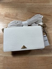 Bandolera ALDO LILYTHHX blanca para mujer ¡NUEVA!