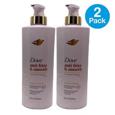 Dove Acondicionador Anti-Frizz y Suave 18 OZ Paquete de 2 Nuevo