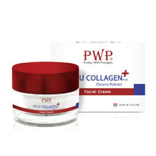 Crema Facial PWP Hylu Colágeno Plus Cronógrafo Reinicio Piel Radiante Cuidado de la Piel 30g.