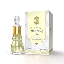 Aceite Perfume Unisex Ajmal Royal Misk Rijali 10 ml Auténtica Fragancia Almizcle