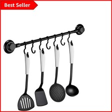 Versátil Ventosa Utensilios Estante - Acero Inoxidable Pulido para Cocina y Baño