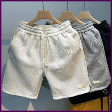 Pantalones cortos para hombre, tendencia de moda de verano popular, marca para h