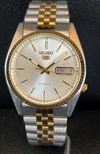 RARO Orologio Vintage Bicolore Seiko 5 President SNXJ90 automatico Watch 36 mm