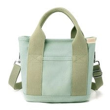 Bolso de Mano Pequeño de Lona de Moda para Mujer - Engrosado, con Cremallera, Individual9273