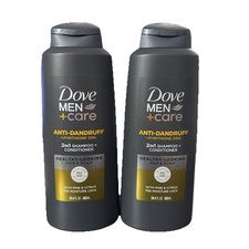 Champú acondicionador anticaspa zinc 2 en 1 Dove Men+Care paquete de 2 20,4 oz