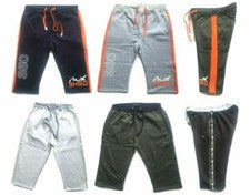 Pantalones Cortos para Correr MX Moda 3/4 Longitud Para Hombre Niño Cintura Elástica S-XXL