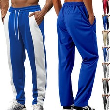 Pantalones deportivos informales de verano para hombre pantalones de moda retazos sueltos y versátiles