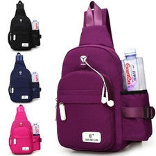 Bolso bandolera bandolera de nailon para hombre y mujer