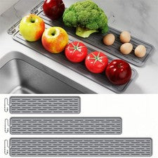 Juego de alfombrilla de goteo de vajilla de silicona para necesidades y uso de cocina moderna