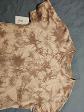 Camisa BYLT Para Hombres M Tinte Nube Corte Caída Camiseta Cuello Redondo