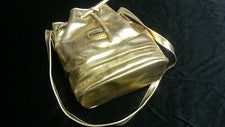 Bolso de Hombro Organizador Bolso de Mano Vintage Años 90 Moda Para Mujer Dorado Friscos