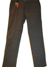 Pantalones italianos informales de algodón gris Pantastrech para hombre talla US 38 EU 54