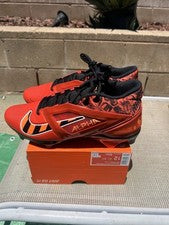 Botines de fútbol Nike Alpha Menace 4 Pro NRG talla 12 para hombre rojo picante naranja