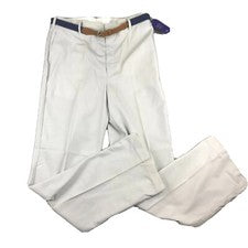 Pantalones De Colección Robert Bruce Para Hombres 36 Gris Oficina Negocios Pierna Recta Cinturón Nuevos con Etiquetas *