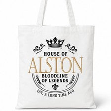 Bolso Shopper Casa Of Algodón Apellido Familiar ALSTON