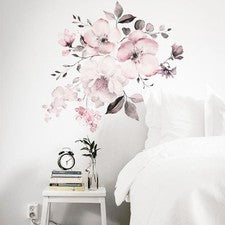 Pegatinas pegatinas de pared calcomanías de pared pegatinas florales decoración del hogar extraíbles