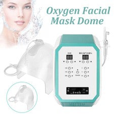 Mascarilla domo de oxígeno facial O2derm spray máquina de chorro rejuvenecimiento de la piel cuidado facial