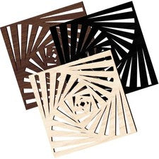 Arte de pared de madera 3 piezas artesanía estilo rústico arte de pared decoración hogar oficina pared
