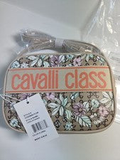 Cartera Bandolera Cavalli Class Lucilla Cámara Floral Para Mujer con Cremallera Nueva con Etiquetas