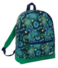 Mochila ScruffyTed Niños Jugador Niños Juego Sobre Grande Bolsa de Viaje Multi Bolso Escolar