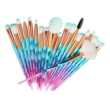 Juego de 20 brochas de sombra de ojos accesorios de belleza sombra de ojos para mujer
