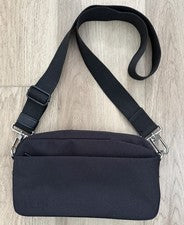 NUEVO BEIS The Travel Bandolera, Lona Negra, Correa Ajustable, Viaje