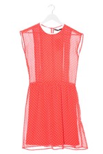 Vestido de fiesta Zara Trafaluc de gasa para mujer rojo blanco talla 34 casual