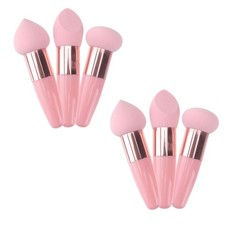 2 Juegos Base Maquillaje Esponja Batidora, Belleza Cosméticos Huevo Puff Maquillaje